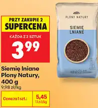 Biedronka Siemię lniane Plony Natury oferta