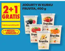 Biedronka Jogurty w kubku Fruvita oferta