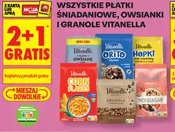 Biedronka Wszystkie płatki śniadaniowe, owsianki i granole Vitanella oferta