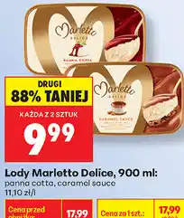 Biedronka Lody Marletto Delice oferta