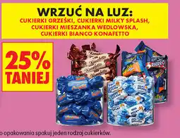 Biedronka Cukierki Grześki, Milky Splash, Mieszanka Wedlowska, Bianco Konafetto, Pierrot oferta