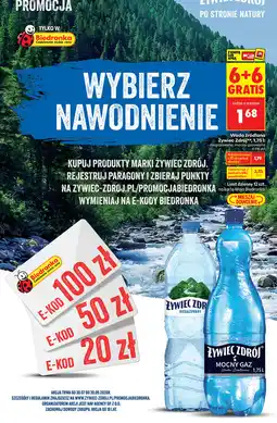 Biedronka Woda źródlana Żywiec Zdrój oferta