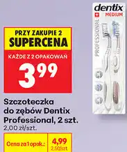 Biedronka Szczoteczka do zębów Dentix Professional, 2 szt oferta