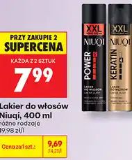 Biedronka Lakier do włosów Niuqi oferta