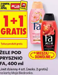 Biedronka Żele pod prysznic Fa oferta
