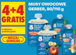 Biedronka Musy owocowe Gerber, 80/110 g oferta
