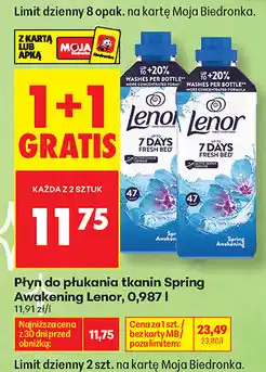 Biedronka Płyn do płukania tkanin Spring Awakening Lenor oferta