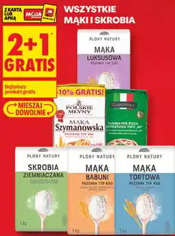 Biedronka Wszystkie mąki i skrobia Plony Natury, Polskie Młyny, Gustobello oferta
