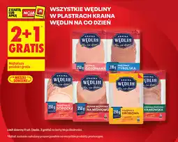 Biedronka Wszystkie wędliny w plastrach Kraina Wędlin na co dzień oferta