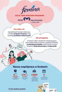 Biedronka Biedronkaa wspiera program Femina oferta