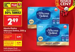 Biedronka Masło Ekstra Mleczna Dolina oferta