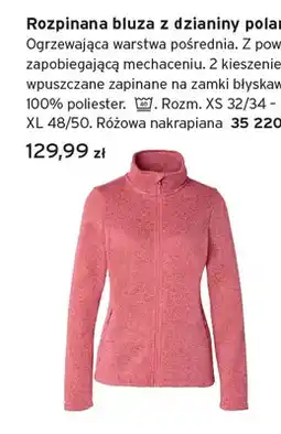 Tchibo Rozpinana bluza z dzianiny polarowej oferta