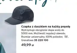 Tchibo Czapka z daszkiem na każdą pogodę oferta