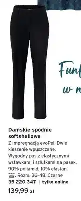 Tchibo Damskie spodnie softshellowe oferta