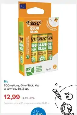 Smyk Klej w sztyfcie Bic ECOlutions Glue Stick 3-pak oferta