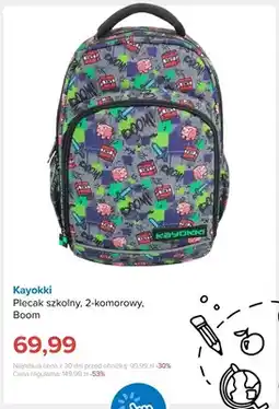 Smyk Plecak szkolny 2-komorowy Kayokki Boom oferta