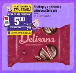 Polomarket Biszkopty z galaretką wiśniową Delisana oferta
