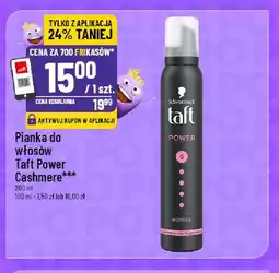 Polomarket Pianka do włosów Taft Power Cashmere oferta