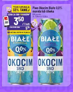 Polomarket Piwo bezalkoholowe Okocim Białe morela oferta