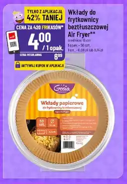 Polomarket Wkłady do frytkownicy beztłuszczowej Gosia 16 cm oferta