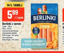 Polomarket Parówki Berlinki z serem oferta