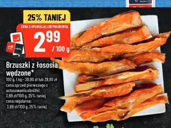 Polomarket Brzuszki z łososia wędzone oferta