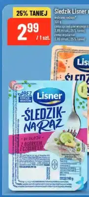 Polomarket Śledzik na raz w oleju z ogórkiem i czosnkiem Lisner oferta