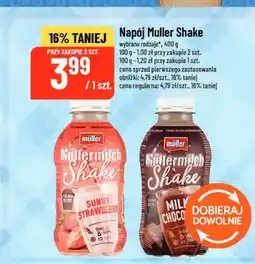 Polomarket Napój mleczny Müller Shake Sunny Strawberry oferta