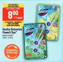 Polomarket Kostka toaletowa Domestos Power5 Duo Pine 2-pak oferta