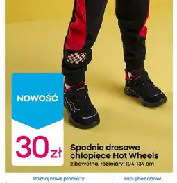 Pepco Spodnie dresowe chłopięce Hot Wheels oferta