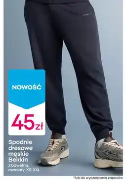 Pepco Spodnie dresowe męskie Bekkin z bawełną oferta