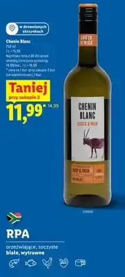 Lidl Wino białe wytrawne Chenin Blanc Cimarosa oferta