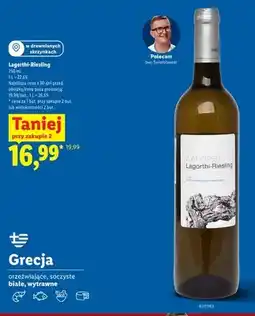 Lidl Wino białe wytrawne Lagorthi-Riesling oferta