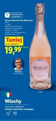 Lidl Wino musujące Prosecco Rosé Extra Dry Millesimato oferta