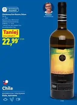 Lidl Wino białe Chardonnay Gran Reserva Deluxe oferta