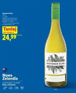 Lidl Wino białe Sauvignon Blanc oferta