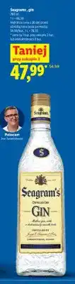 Lidl Gin Seagram's oferta