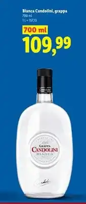 Lidl Grappa Candolini Bianca oferta