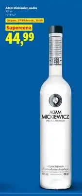 Lidl Wódka Adam Mickiewicz oferta
