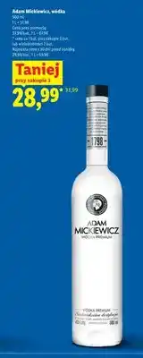 Lidl Wódka Adam Mickiewicz oferta