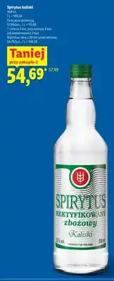 Lidl Spirytus kaliski oferta