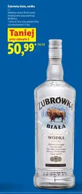 Lidl Wódka Żubrówka Biała oferta