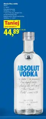 Lidl Wódka Absolut Blue oferta