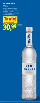 Lidl Wódka Pan Tadeusz oferta