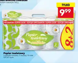 Lewiatan Papier toaletowy o zapachu rumianku 3-warstwowy 10-pak oferta