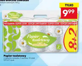 Papier toaletowy o zapachu rumianku 3-warstwowy 10-pak