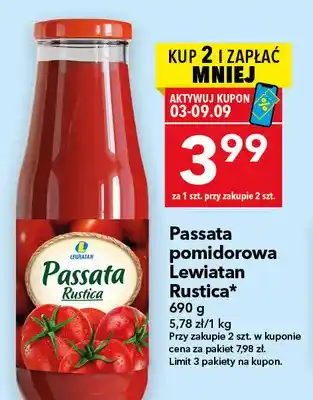 Passata pomidorowa Lewiatan Rustica