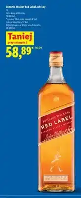 Lidl Whisky Johnnie Walker Red Label oferta
