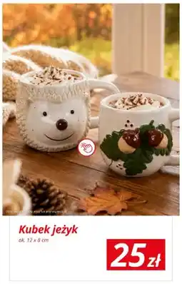 KiK Kubek jeżyk 12x8 cm oferta