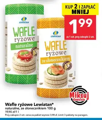 Wafle ryżowe ze słonecznikiem Lewiatan